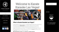 Desktop Screenshot of karatekaraoke.com